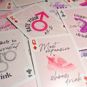 Deck it! Gioco di carte da bere per ragazze - Gioco di società per il pre-aperitivo
