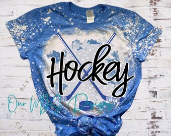 Camiseta blanqueada de hockey, sudadera de hockey, regalo de mamá de hockey, camiseta del equipo de hockey, camiseta de jugador de hockey, regalo de jugador de hockey, camiseta para niños de hockey