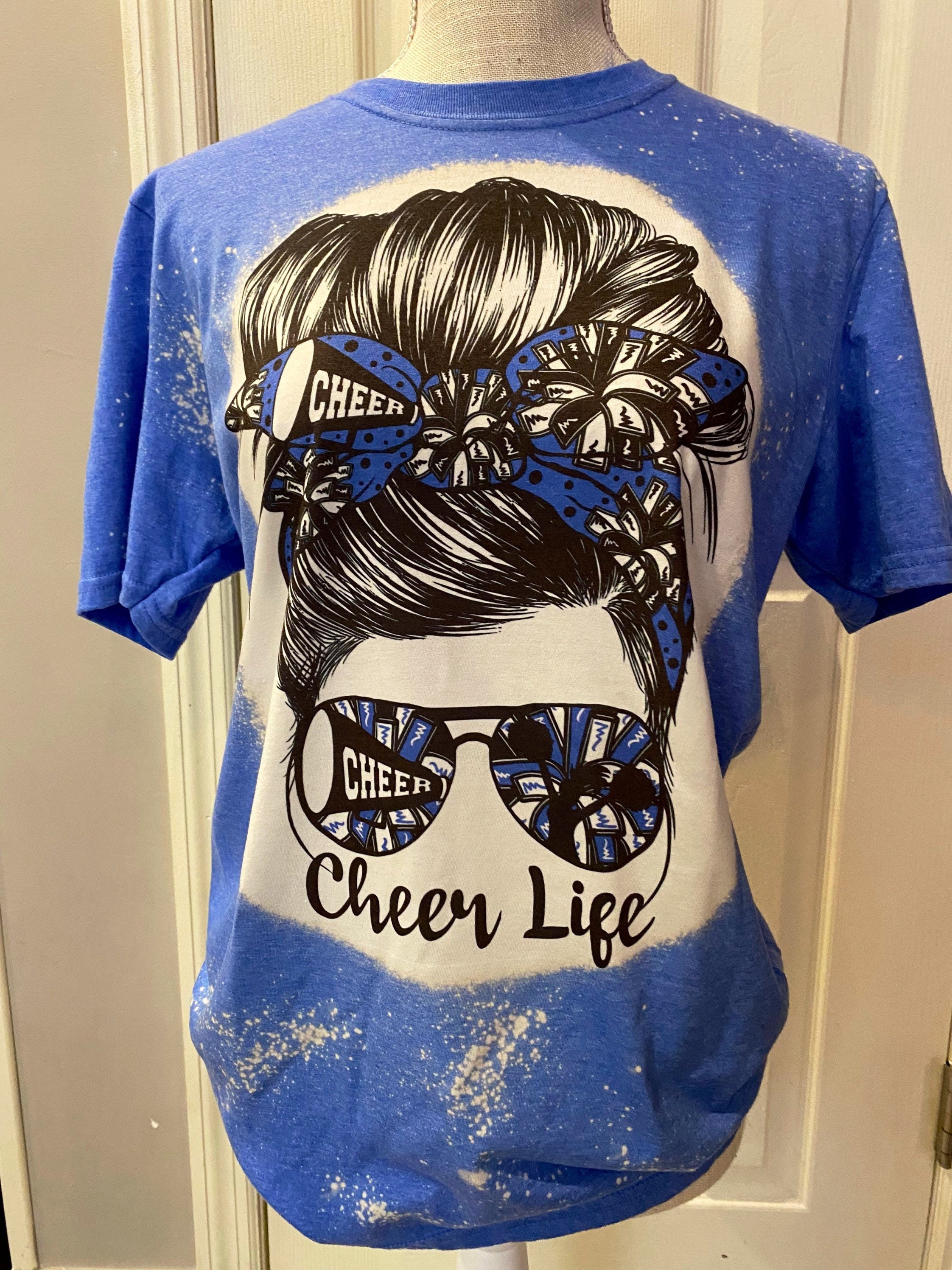 Cheer Life -   Bleached Sublimated 3D Shirt