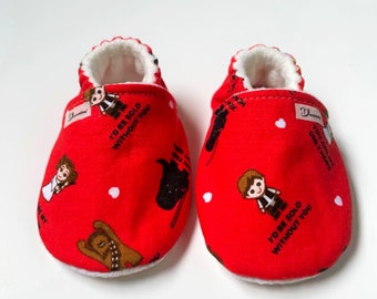 Baby slippers, baby shoes, baby booties, crib shoes, valentines booties