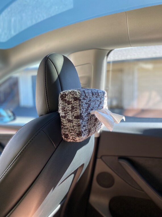 Automotive tissue box holder discount