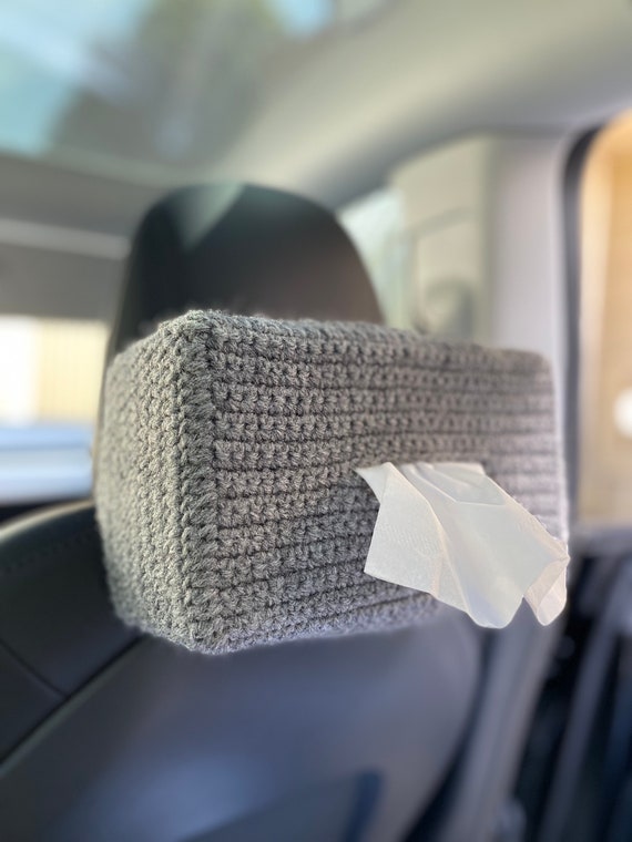 Yarn Tissue Holder for Car SUV Truck, Back Seat Headrest Hanging