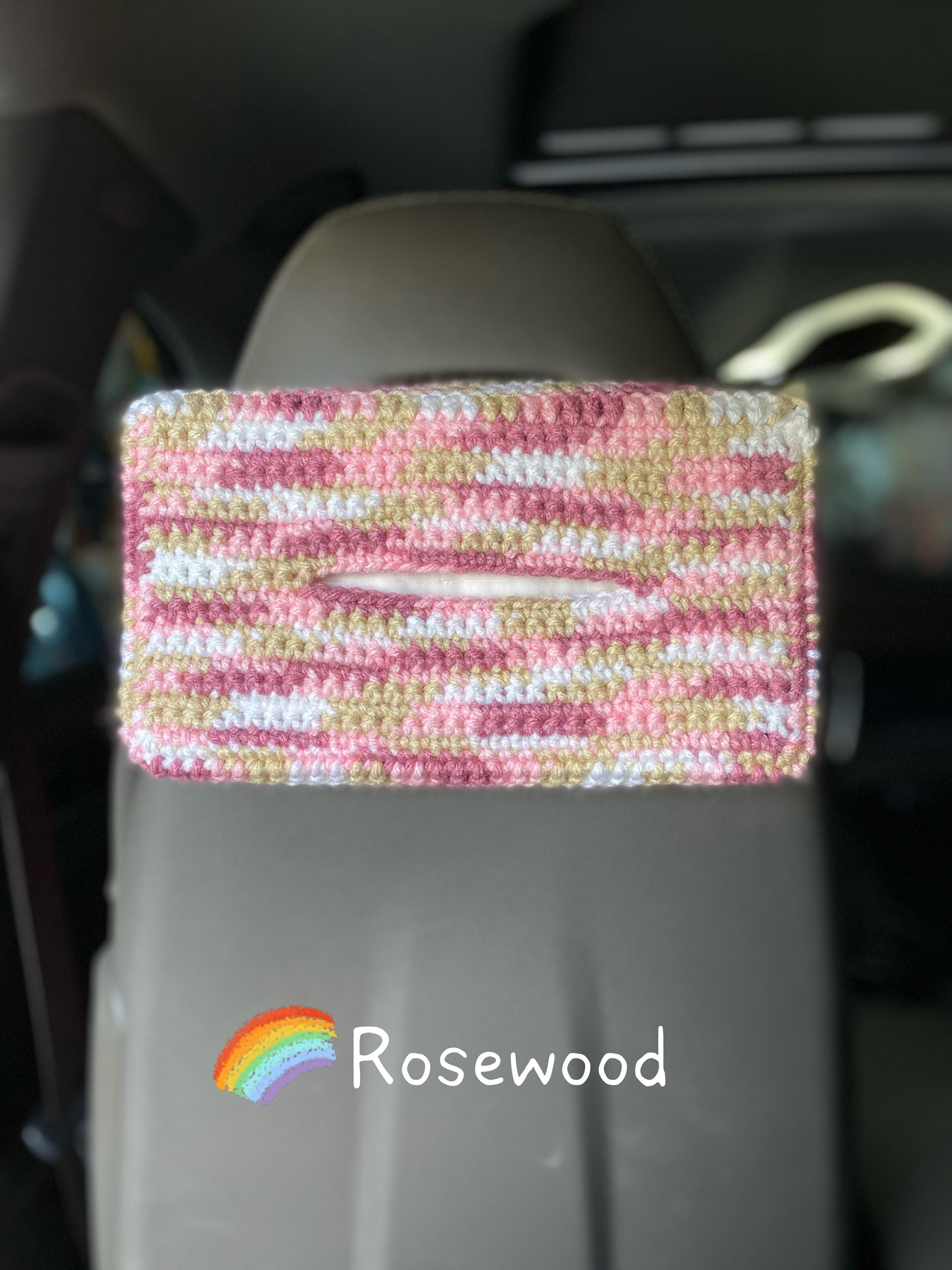 Yarn Tissue Holder for Car SUV Truck, Back Seat Headrest Hanging