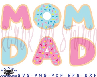 Download Sweet One Donut Donut Birthday Doughnut Svg Donut Family Etsy
