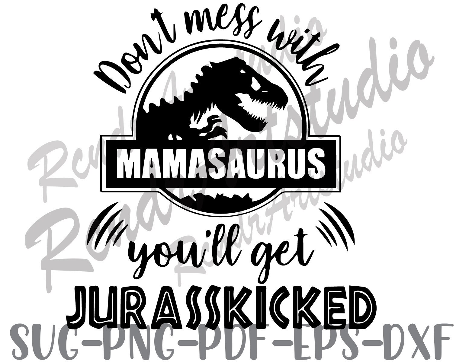 Download Mamasaurus SVG PNG PDF Cricut Cricut svg Siluet svg | Etsy