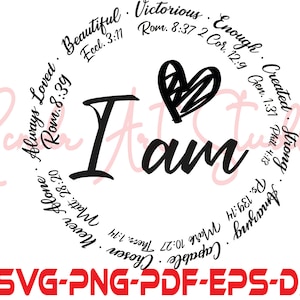 I am Inspiration SVG ,Bible Verse svg ,Inspirational svg ,motivationsvg, dxf, eps, pdf, png, Cut File Cricut ,Silhouette,svg,png,eps,pdf,dxf