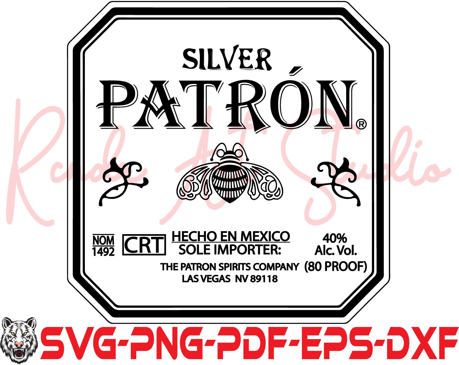 Printable patron label