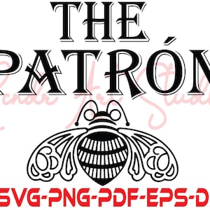 Silver Patron SVG, Soy El Patron SVG, Hecho Un Cabron SVG, Spanish Svg, Tequila Svg, Vector, Png, Patron Cupcake Toppers, Soy La Patrona Svg