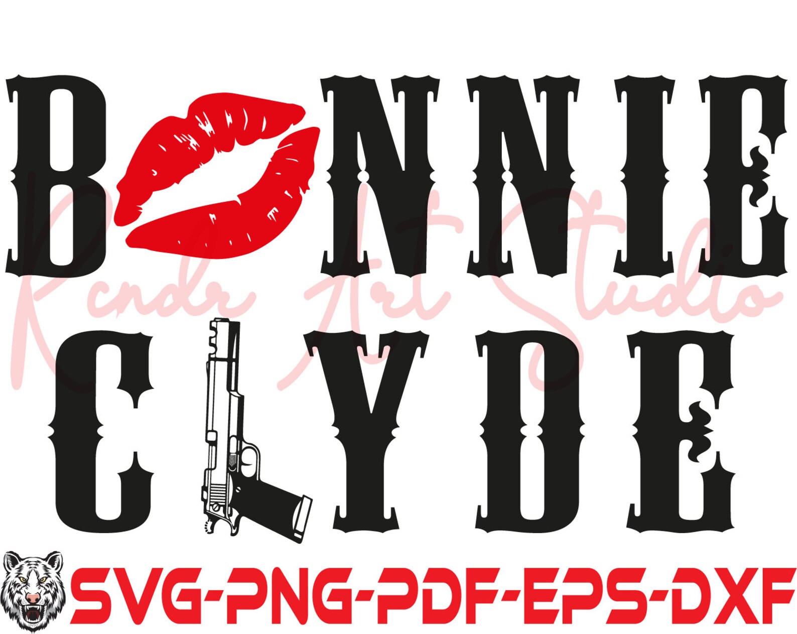Bonnie and Clyde Svg Bonnie & Clyde Svg Couple Shirts Svg | Etsy