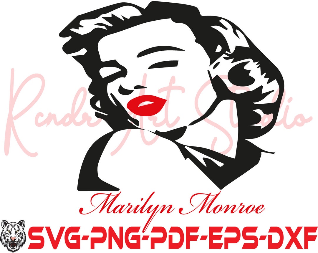 Marilyn Monroe SVG, PNG, PDF, Cricut, Silhouette, Cricut Svg ...