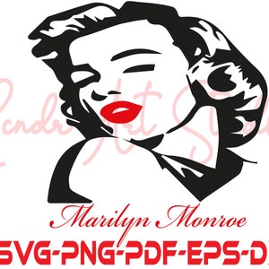 Marilyn Monroe SVG, PNG, PDF, Cricut, Silhouette, Cricut svg, Silhouette svg, celebrity svg, Marilyn Vector, Marilyn Monroe shirt print,