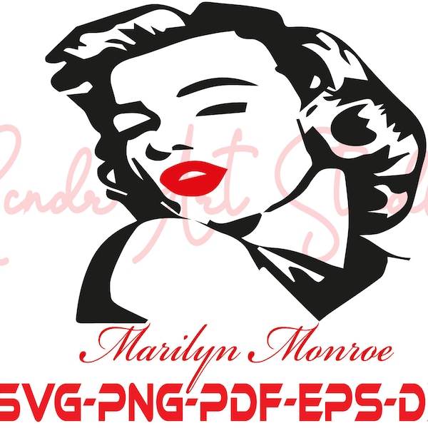 Marilyn Monroe SVG, PNG, PDF, Cricut, Silhouette, Cricut svg, Silhouette svg, celebrity svg, Marilyn Vector, Marilyn Monroe shirt print,