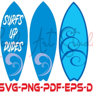 Surfboards Svg, Surfer Svg, Surf Board Silhouette, Summer, Beach, Surfing, Sport, Svg Files For Cricut and Silhouette, Paper Cut Template
