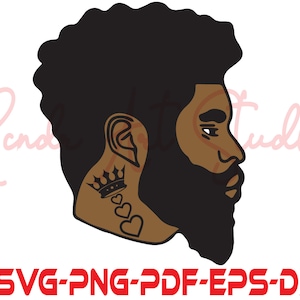 Ondersteunende liefdevolle Swag sterke zwarte vader hardwerkende vaderdag SVG png EPS DXF SVG-zwarte vader SVG Cricut bestand silhouet