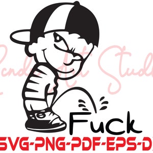 Calvin, Boy orinando - imágenes prediseñadas divertidas - descarga digital svg, eps, jpg- líneas limpias, listas para su proyecto, follar, calvin follar