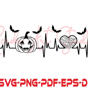 Halloween Svg, Halloween silhouet gesneden bestanden, pompoen Svg, T-shirt, Ghost Svg, Eps Dxf hartslag Svg Halloween gesneden bestanden, Halloween