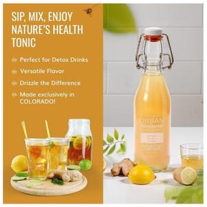 Organic Apple Cider Vinegar Shrub: Gut Health Cocktail Mixer, 9oz