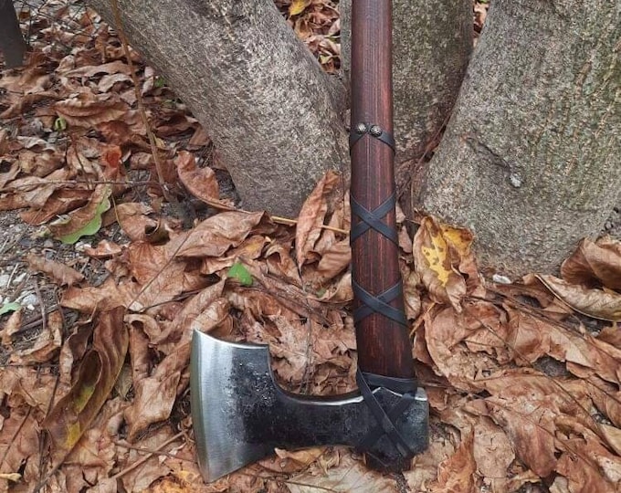 Handmade hand forge blacksmith viking axe custom axe