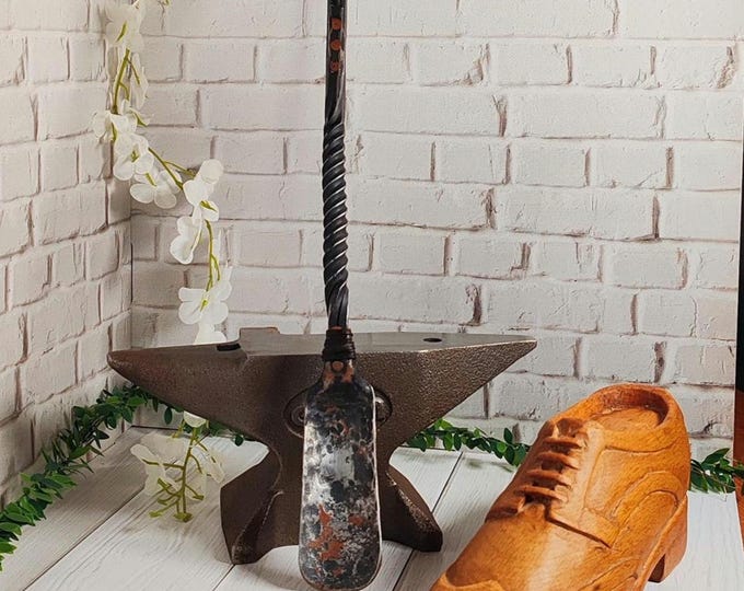 Handcrafted Ram Head Shoe Horn