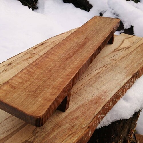 Handcraft presentation board rustic wooden carving stand gift for her gift for mom shops wooden table handmade