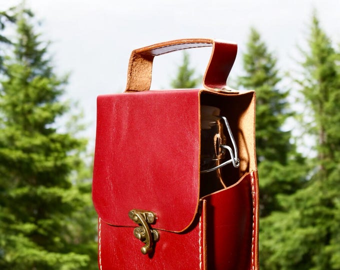 Carry the Flavor Outdoors: Handmade Leather Spice Set
