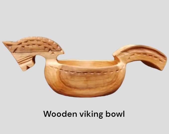 Handmade Horse Shaped Decorative Bowl Inspired by Vikings