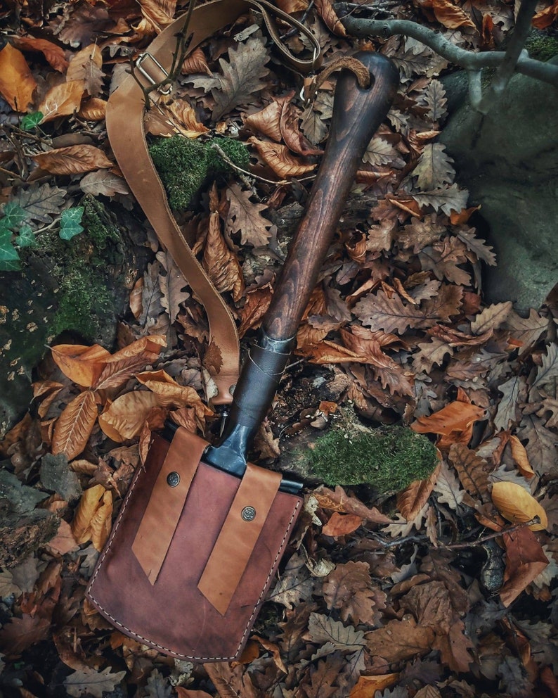 Bushcraft Handmade Blacksmith Survival Shovel With Etsy