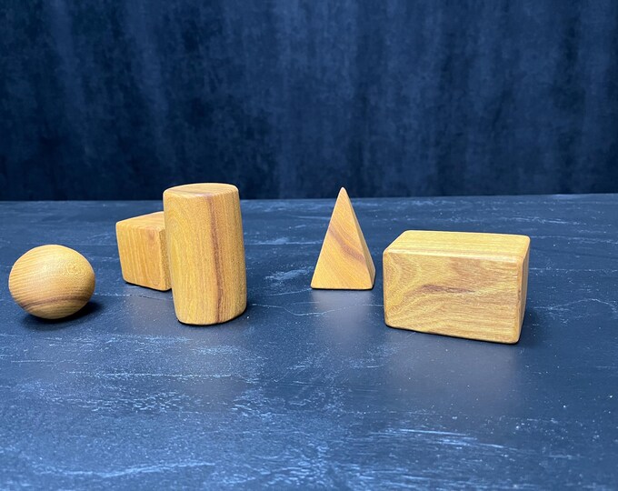 Wooden Geometric Shapes for Product Photography – Flatlay Styling Props – Natural Photo Decor – Handmade Display Blocks