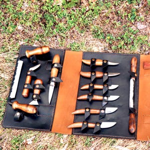 Wood carving tool forged carving knives set