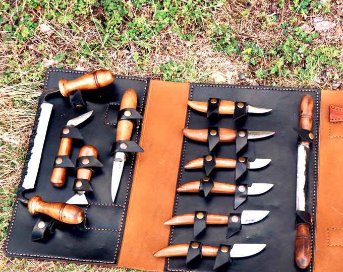 Wood carving tool forged carving knives set