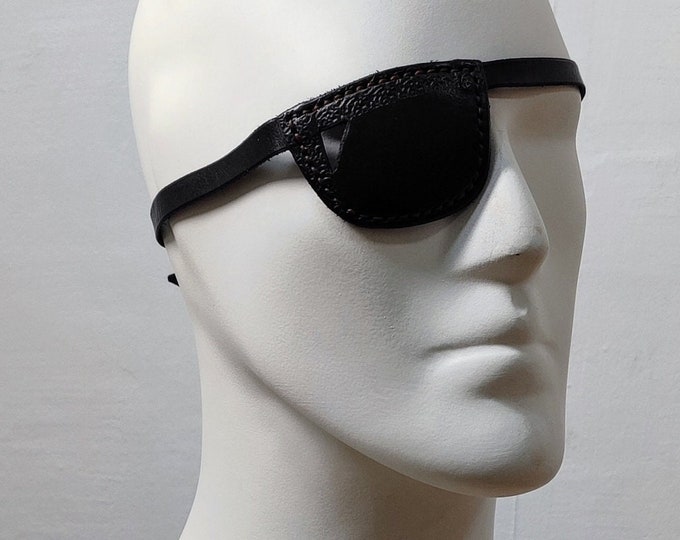 Real Leather Handmade Pirate Eyepatch