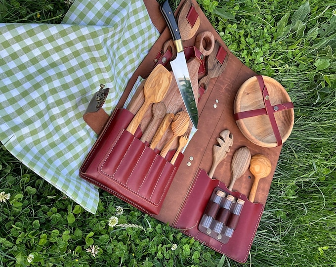 handmade picnic camp set