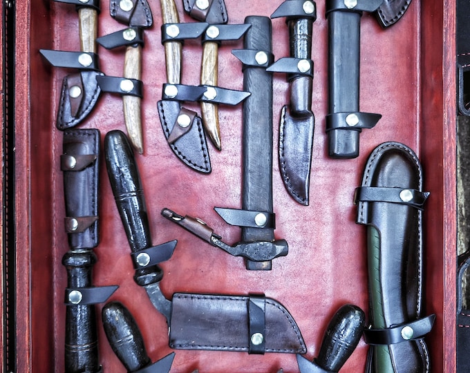 Masterpiece Woodcarving Set with Premium Leather Bag: The Ultimate Tool for Every Creative Carver