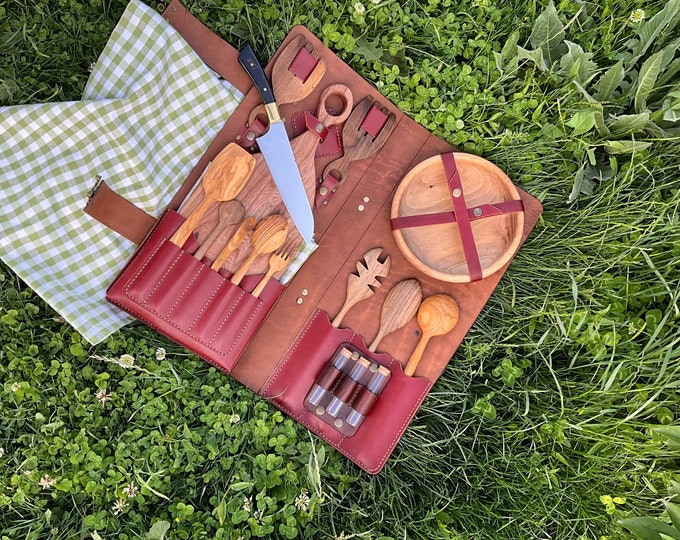 handmade picnic camp set
