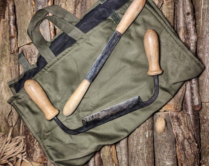 Wood carving tool forged bushcraft set