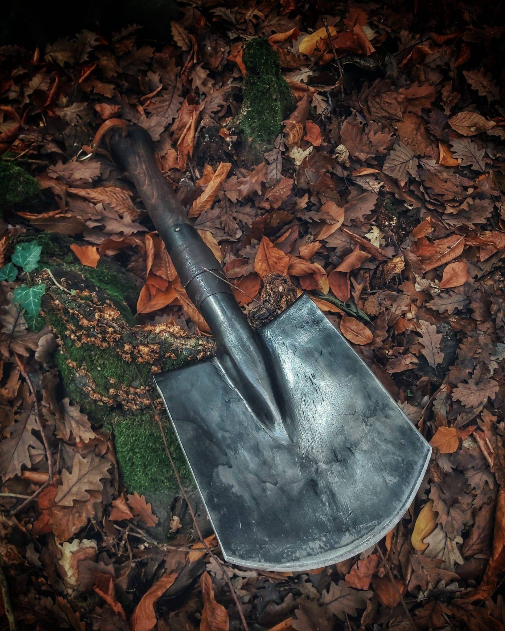 Bushcraft Handmade Blacksmith Survival Shovel With Etsy