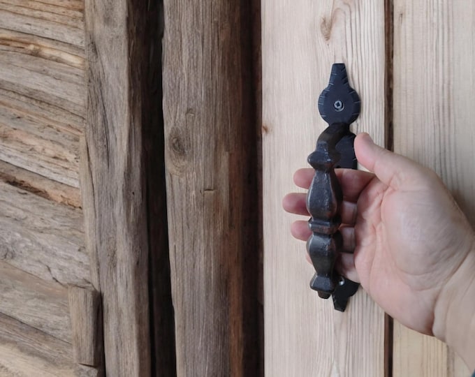 Handmade Rustic Blacksmith Door Handle