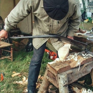 Wood carving tool forged bushcraft set creating complicated shapes by hand stock knife