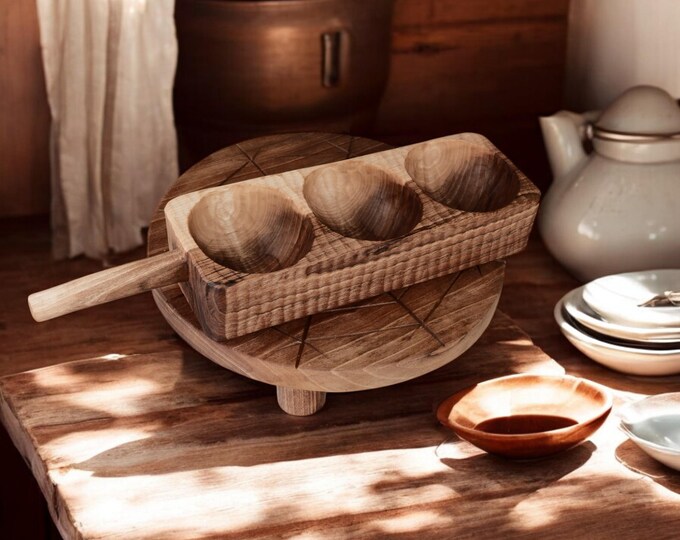 Rustic Wooden Kitchen Set