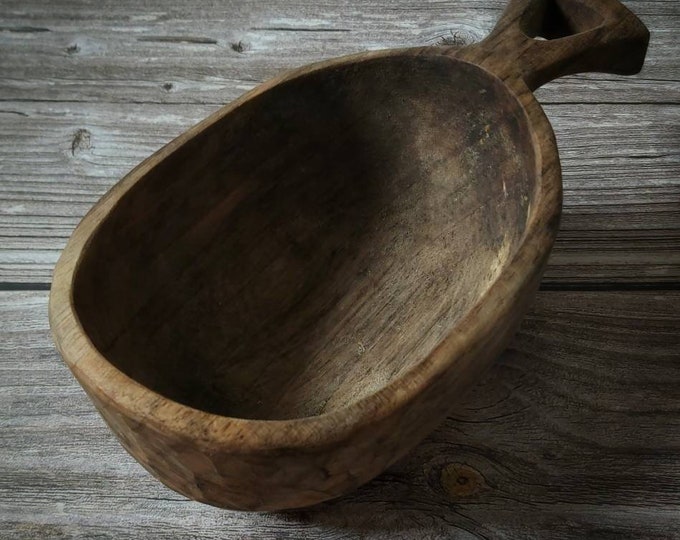 Handcraft carved wooden carving bushcraft bowl gift for her gift for mom wooden bowls handmade