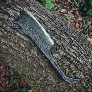 Two outdoor butcher knives blacksmith