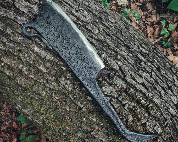 Two outdoor butcher knives blacksmith