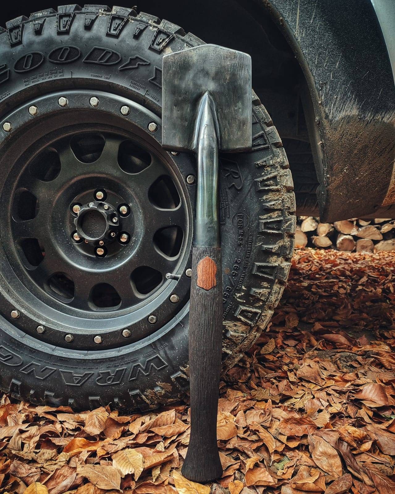 Bushcraft Handmade Blacksmith Survival Shovel With Etsy