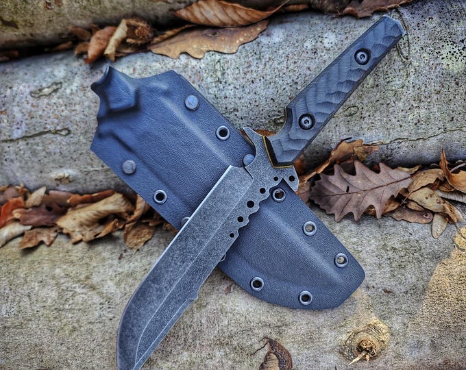 tactical handmade blacksmith knife perfect for handmade knife lovers