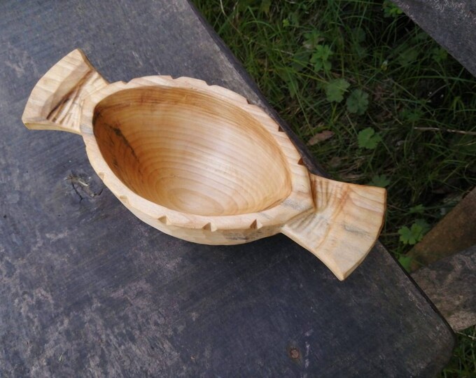Handcraft mug bushcraft lime wooden carving candy bowl gift for her gift for mom wooden bowls handmade