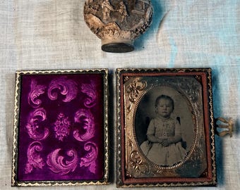 Haunted doll (HauntedHunies Little Effie) Victorian child memorial photograph, Mourning Items, RARE!!!