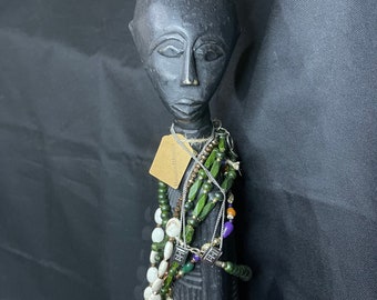 haunted doll (HauntedHunies Awura - African Shrine Statue) 2 foot tall!, spiritual, guide, paranormal, high energy, artifact, rare