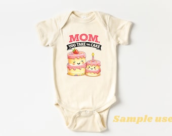 Mom You Take The Cake PNG, Mother's Day Illustration (Digital Download)