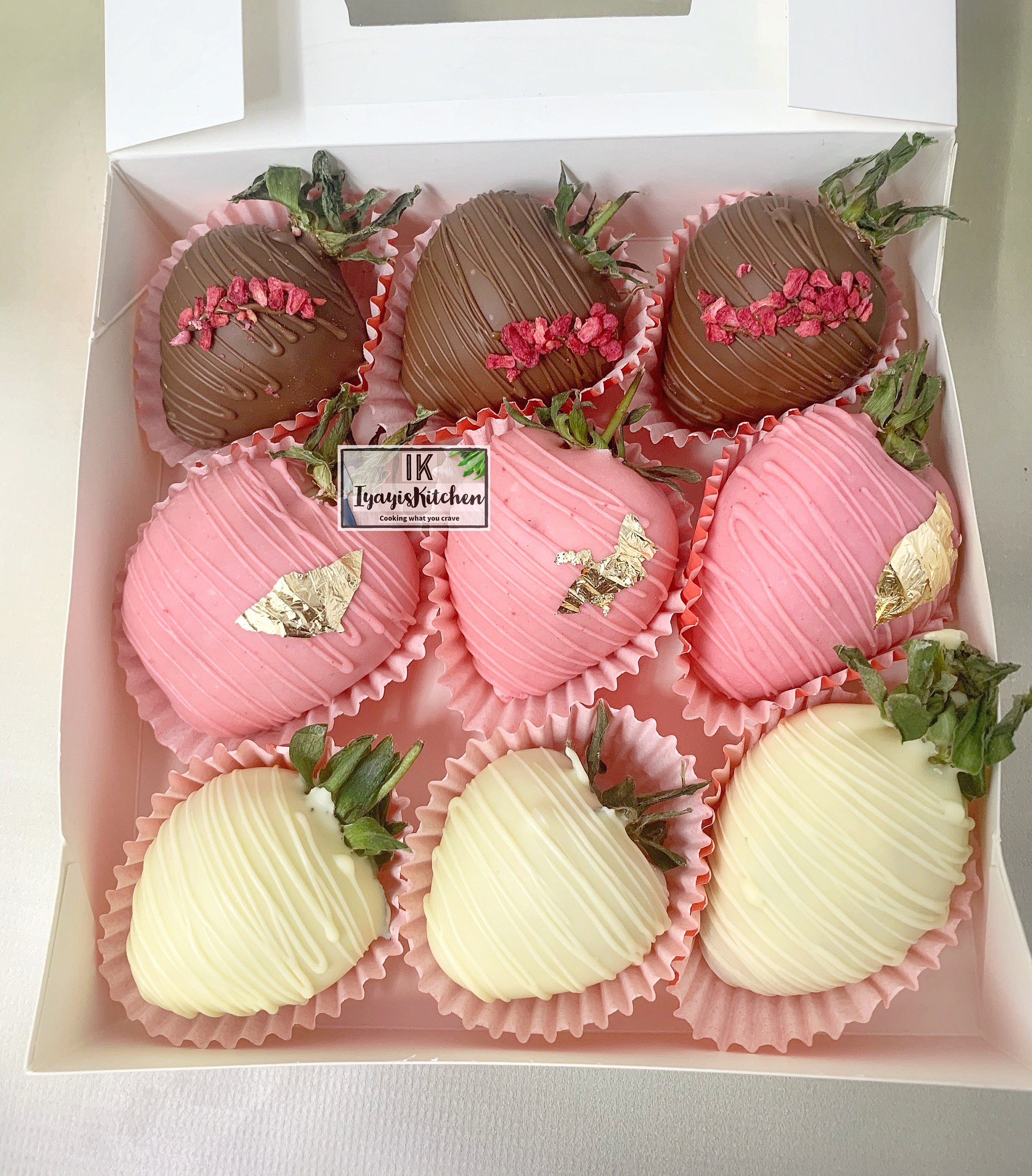 Chocolate Covered Strawberries Gift Box Etsy UK