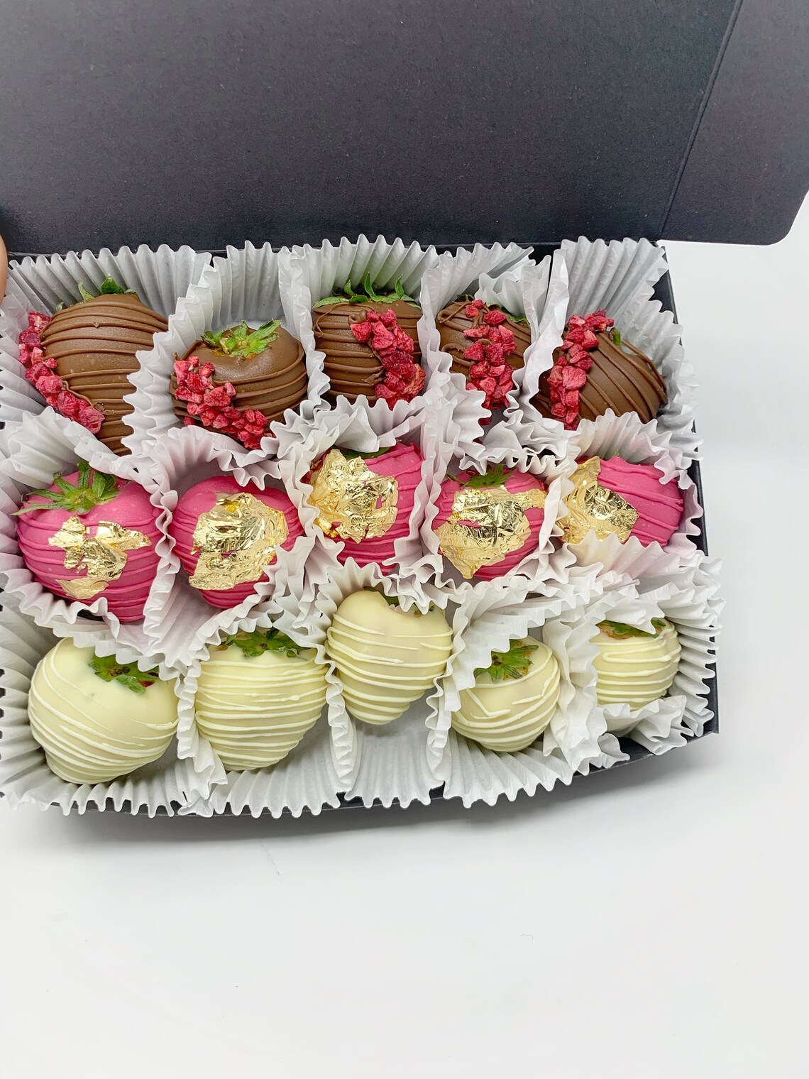 Chocolate Covered Strawberries Gift Box Etsy UK